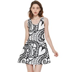 Seamless-pattern Love Karakter Inside Out Reversible Sleeveless Dress