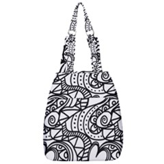 Seamless-pattern Love Karakter Center Zip Backpack by nateshop