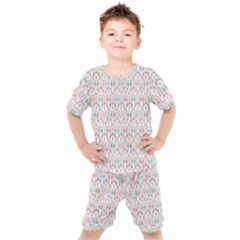 Seamless-pattern Kids  Tee And Shorts Set by nateshop