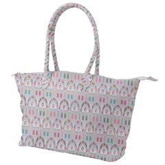 Seamless-pattern Canvas Shoulder Bag by nateshop