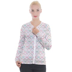 Seamless-pattern Casual Zip Up Jacket by nateshop