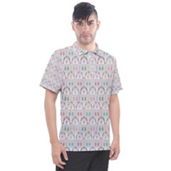 Seamless-pattern Men s Polo Tee