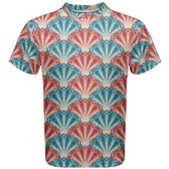 Seamless-patter-peacock Men s Cotton Tee by nateshop