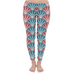 Seamless-patter-peacock Classic Winter Leggings by nateshop