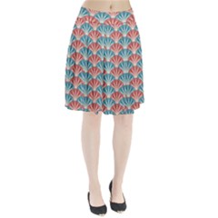 Seamless-patter-peacock Pleated Skirt by nateshop