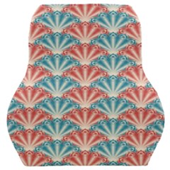 Seamless-patter-peacock Car Seat Back Cushion 