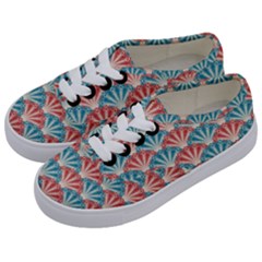 Seamless-patter-peacock Kids  Classic Low Top Sneakers by nateshop