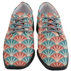 Seamless-patter-peacock Women Heeled Oxford Shoes by nateshop