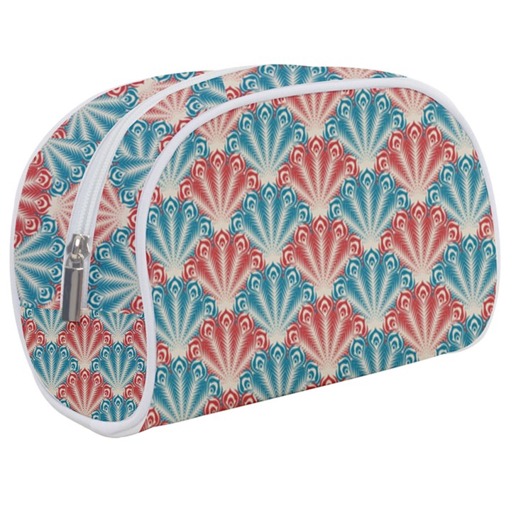 Seamless-patter-peacock Make Up Case (Medium)