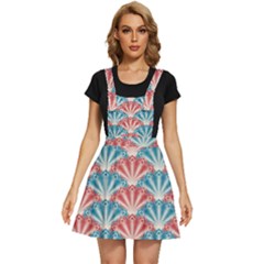 Seamless-patter-peacock Apron Dress