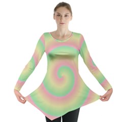 Spiral Long Sleeve Tunic  by nateshop