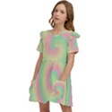 Spiral Kids  Frilly Sleeves Pocket Dress View3