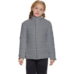 Square-black Kids  Puffer Bubble Jacket Coat