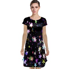 Stars Galaxi Cap Sleeve Nightdress by nateshop