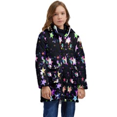 Stars Galaxi Kid s Hooded Longline Puffer Jacket