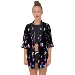 Stars Galaxi Open Front Chiffon Kimono by nateshop