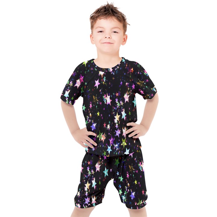 Stars Galaxi Kids  Tee and Shorts Set