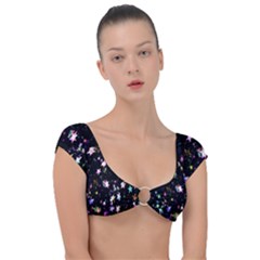 Stars Galaxi Cap Sleeve Ring Bikini Top by nateshop