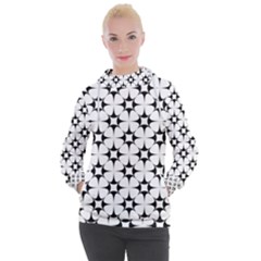 Star-white Triangle Women s Hooded Pullover