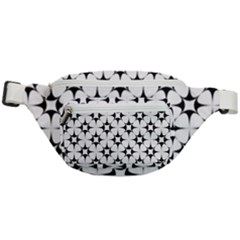 Star-white Triangle Fanny Pack by nateshop