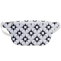 Star-white Triangle Waist Bag  by nateshop