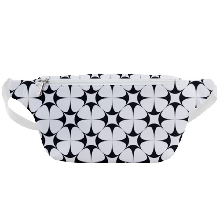 Star-white Triangle Waist Bag 