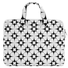 Star-white Triangle Macbook Pro 16  Double Pocket Laptop Bag  by nateshop