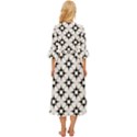 Star-white Triangle Midsummer Wrap Dress View4