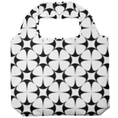 Star-white Triangle Foldable Grocery Recycle Bag