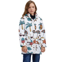 Summer Kid s Hooded Longline Puffer Jacket