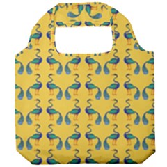 Textile-peacock Foldable Grocery Recycle Bag