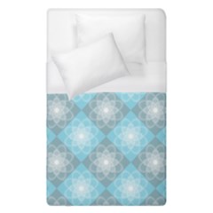 Triangle Blue Duvet Cover (single Size) by nateshop