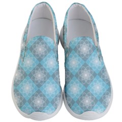 Triangle Blue Men s Lightweight Slip Ons by nateshop