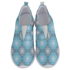 Triangle Blue No Lace Lightweight Shoes by nateshop