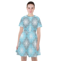 Triangle Blue Sailor Dress by nateshop