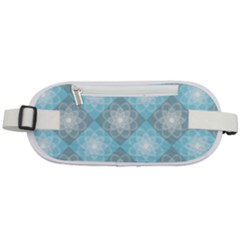 Triangle Blue Rounded Waist Pouch by nateshop