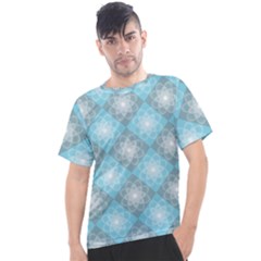 Triangle Blue Men s Sport Top by nateshop