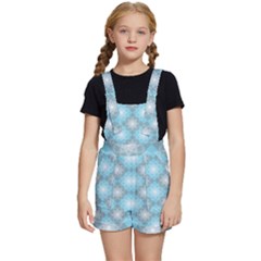 Triangle Blue Kids  Short Overalls by nateshop