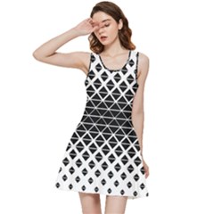 Triangle-black White Inside Out Racerback Dress by nateshop