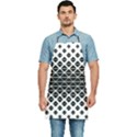 Triangle-black White Kitchen Apron View1