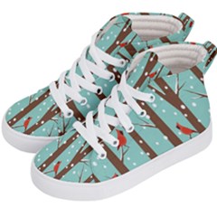 Winter Kids  Hi-top Skate Sneakers by nateshop