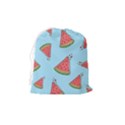 Watermelon-blue Drawstring Pouch (Medium) View2