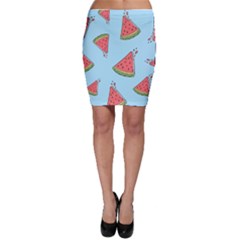 Watermelon-blue Bodycon Skirt by nateshop