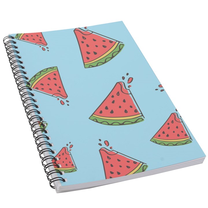 Watermelon-blue 5.5  x 8.5  Notebook