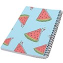 Watermelon-blue 5.5  x 8.5  Notebook View2