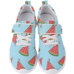 Watermelon-blue Men s Velcro Strap Shoes by nateshop