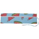 Watermelon-blue Roll Up Canvas Pencil Holder (L) View2