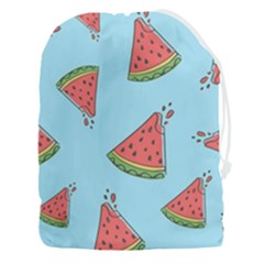 Watermelon-blue Drawstring Pouch (3xl) by nateshop