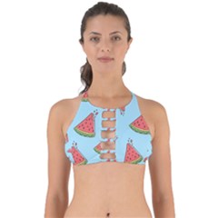 Watermelon-blue Perfectly Cut Out Bikini Top by nateshop