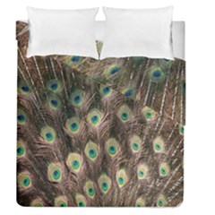 Bird-peacock Duvet Cover Double Side (queen Size) by nateshop